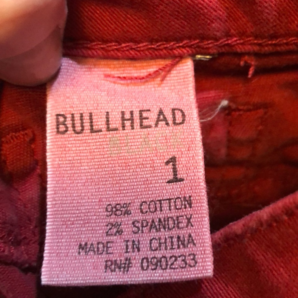 Red Denim Leggings - Picture 6 of 6